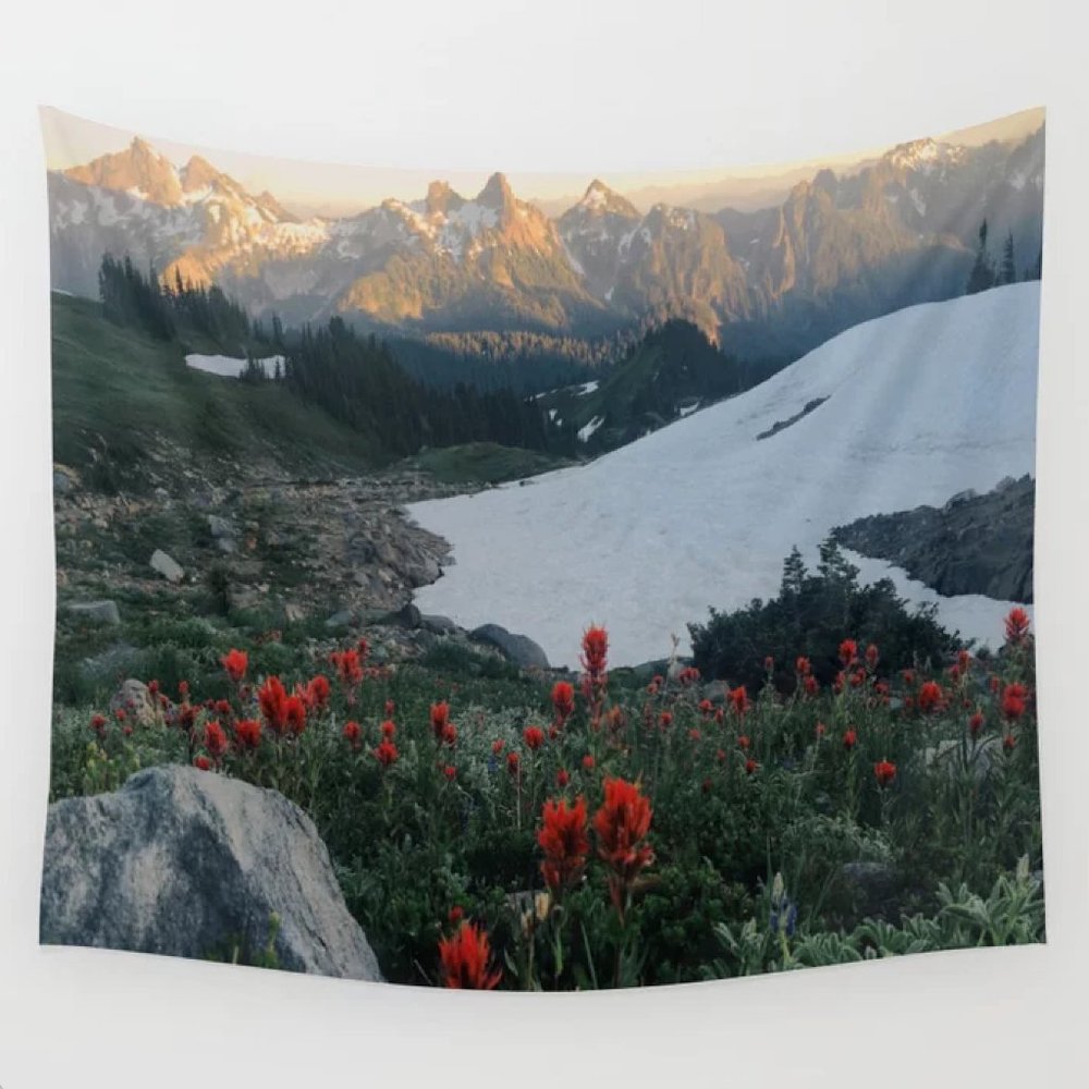 Mt. Rainer Wall Tapestry (Society 6)